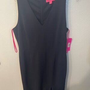 Betsey Johnson Navy Blue Midi Dress